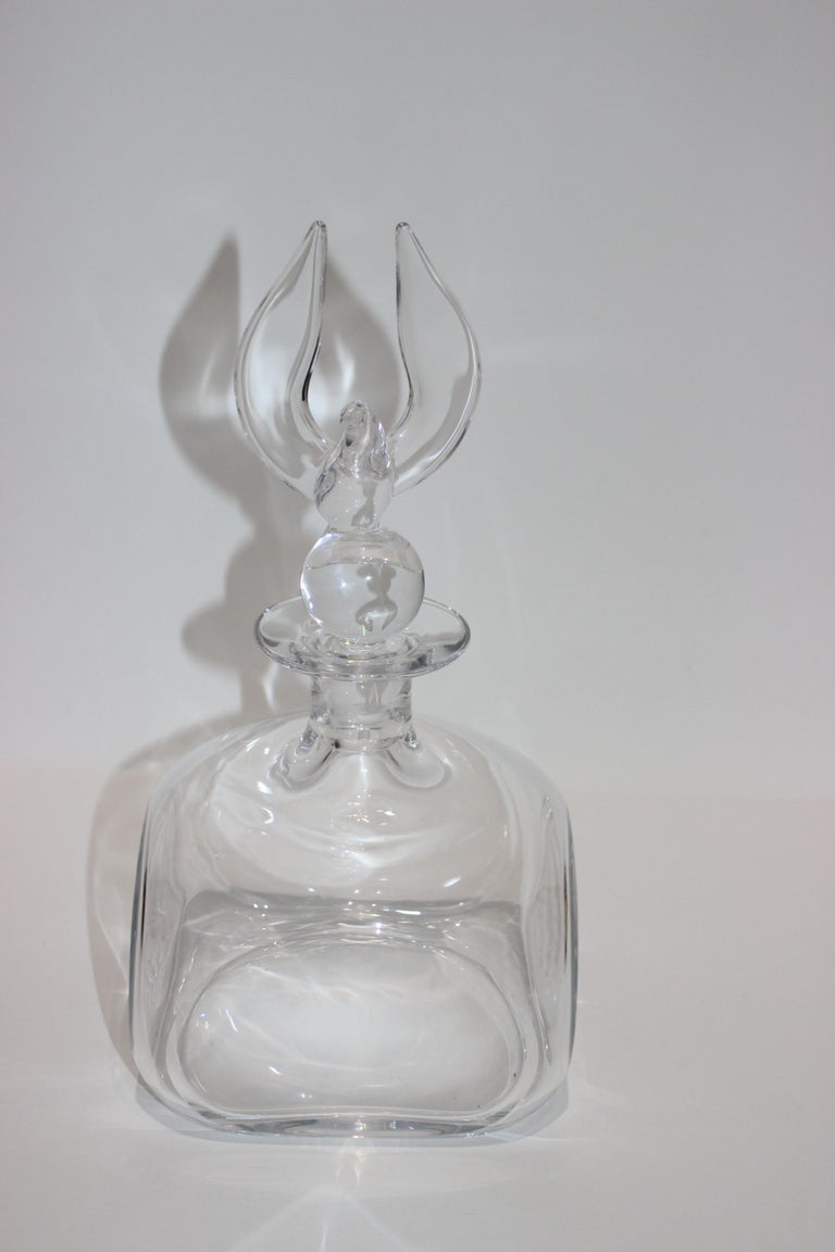 Steuben Crystal Eagle Decanter For Sale at 1stDibs