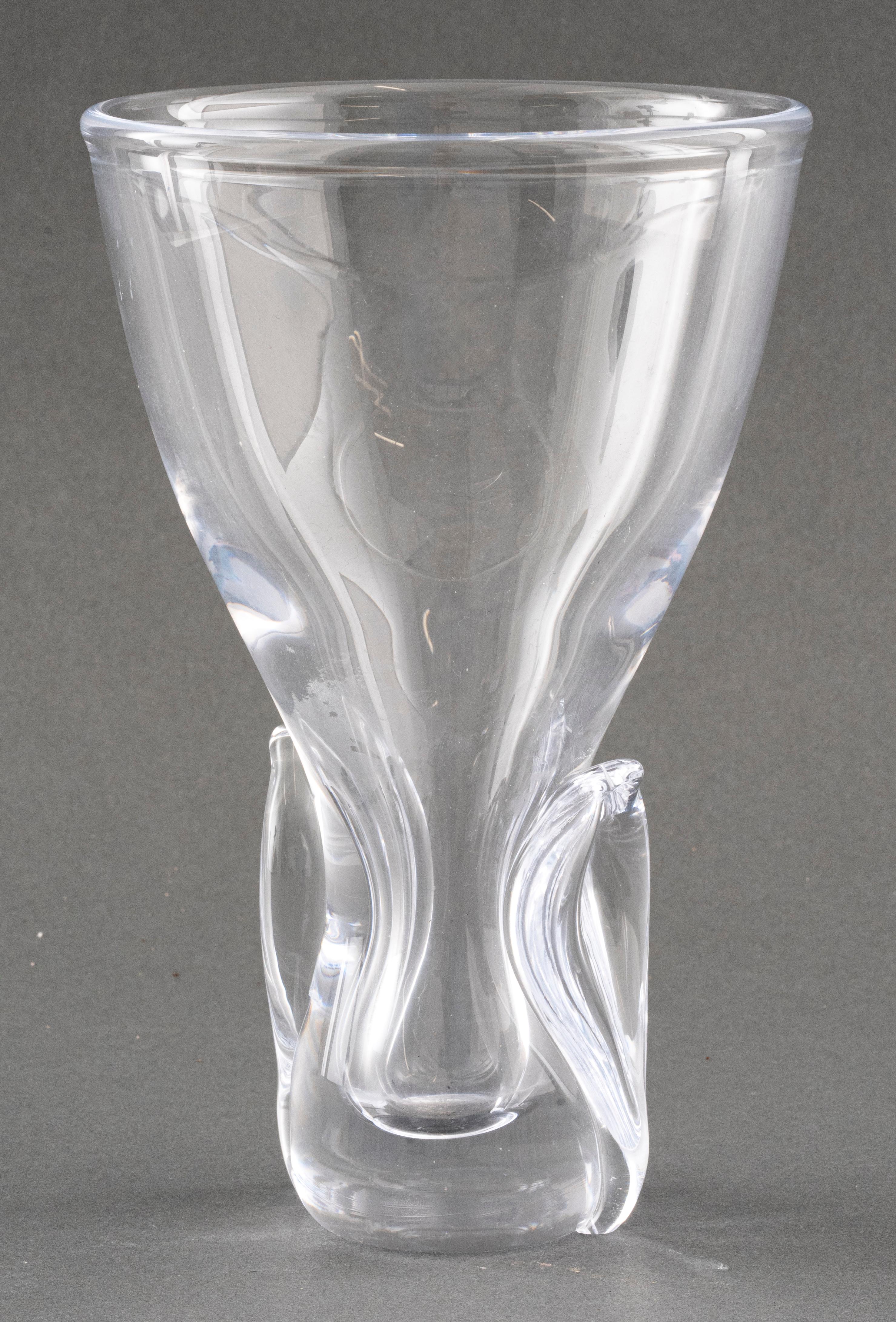 Steuben crystal glass, marked 