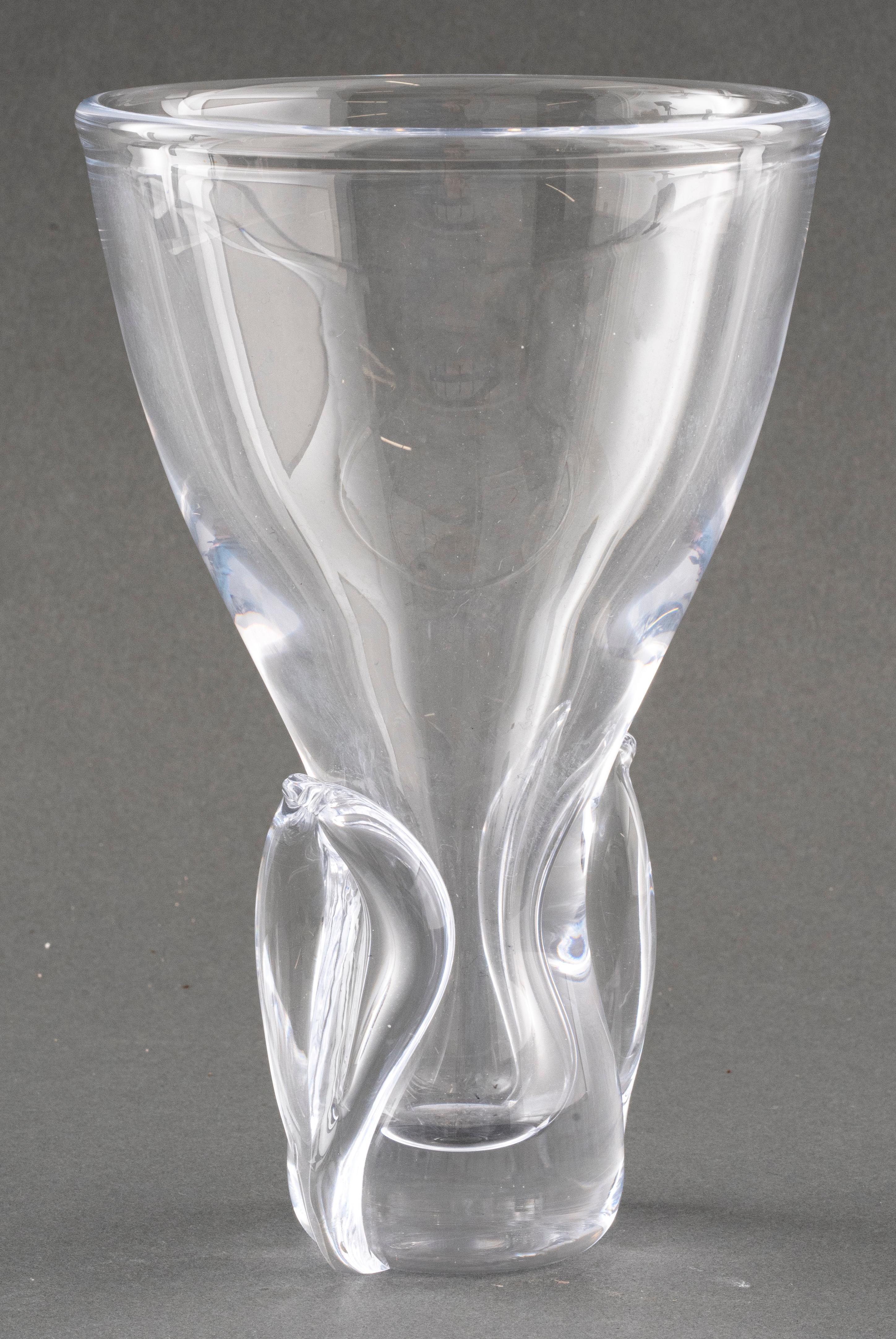Steuben Kristallglas, Steuben Kristallglas, markiert „Steuben“, mit passender Tasche im Zustand „Gut“ im Angebot in New York, NY