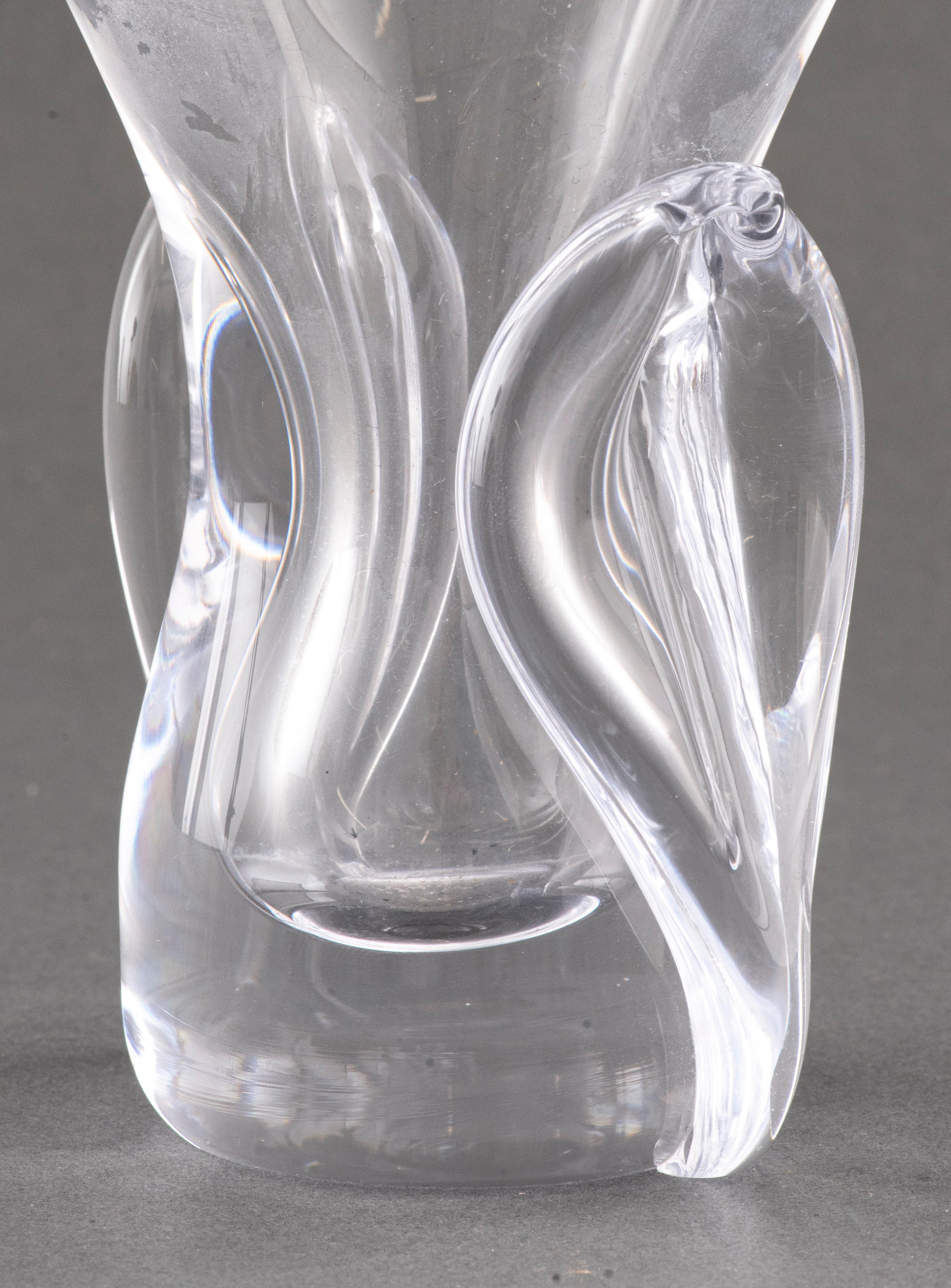 Steuben Kristallglas, Steuben Kristallglas, markiert „Steuben“, mit passender Tasche im Angebot 1