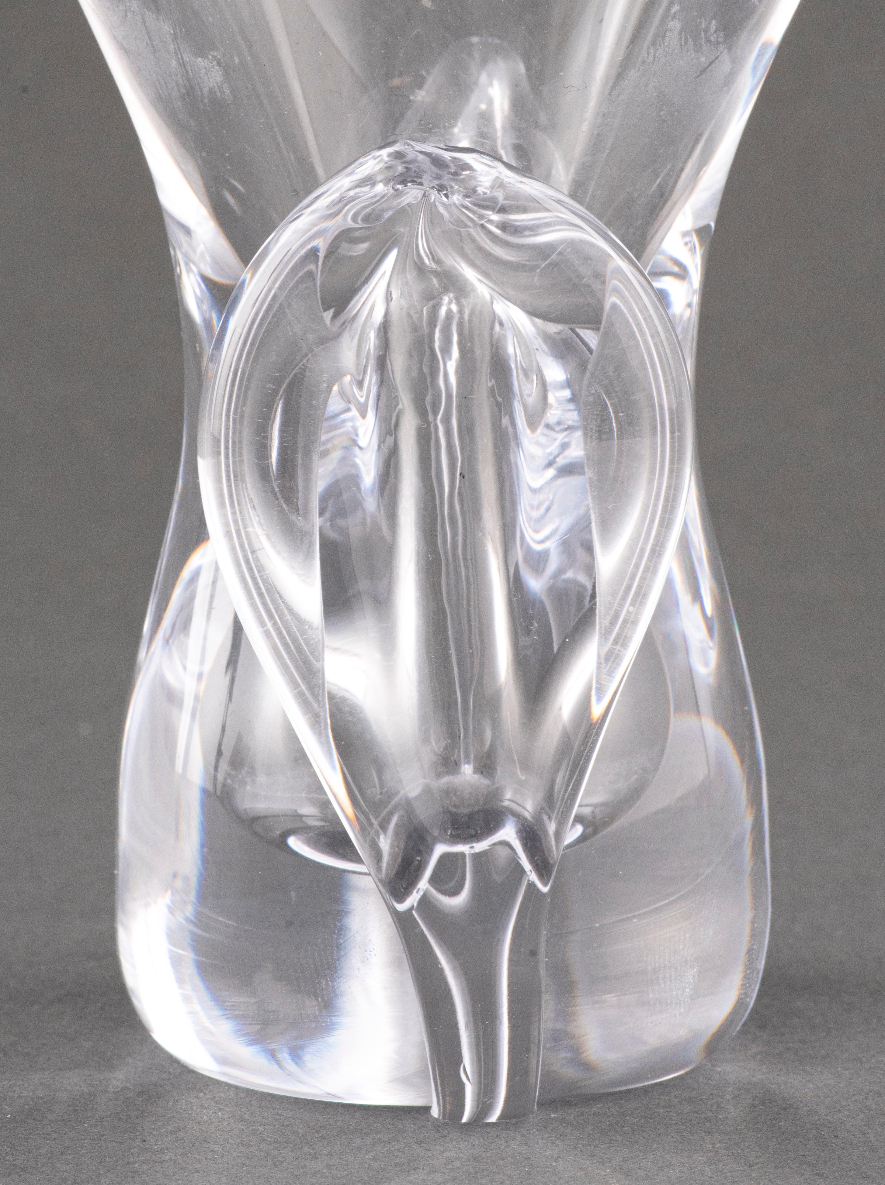 Steuben Kristallglas, Steuben Kristallglas, markiert „Steuben“, mit passender Tasche im Angebot 2