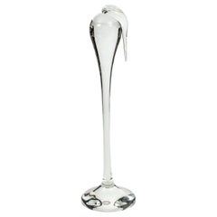 Steuben Crystal Stork Vintage