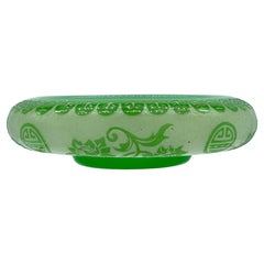 Steuben Fredrick Carder Double Acid Cut Back Centerpiece Bowl, Shape 5001