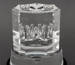 Escultura Corona de Steuben Glass, 2008