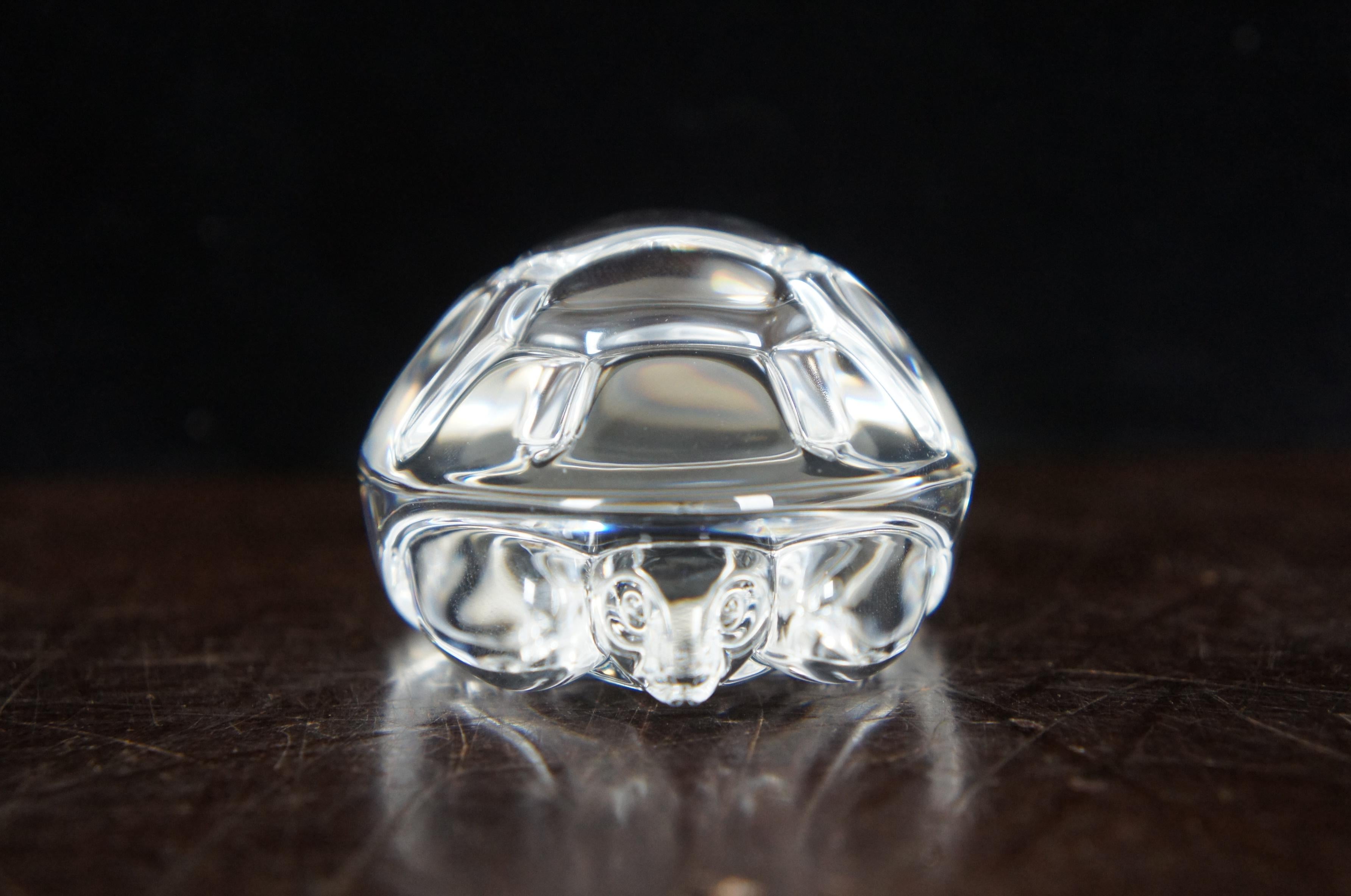 crystal turtle figurine