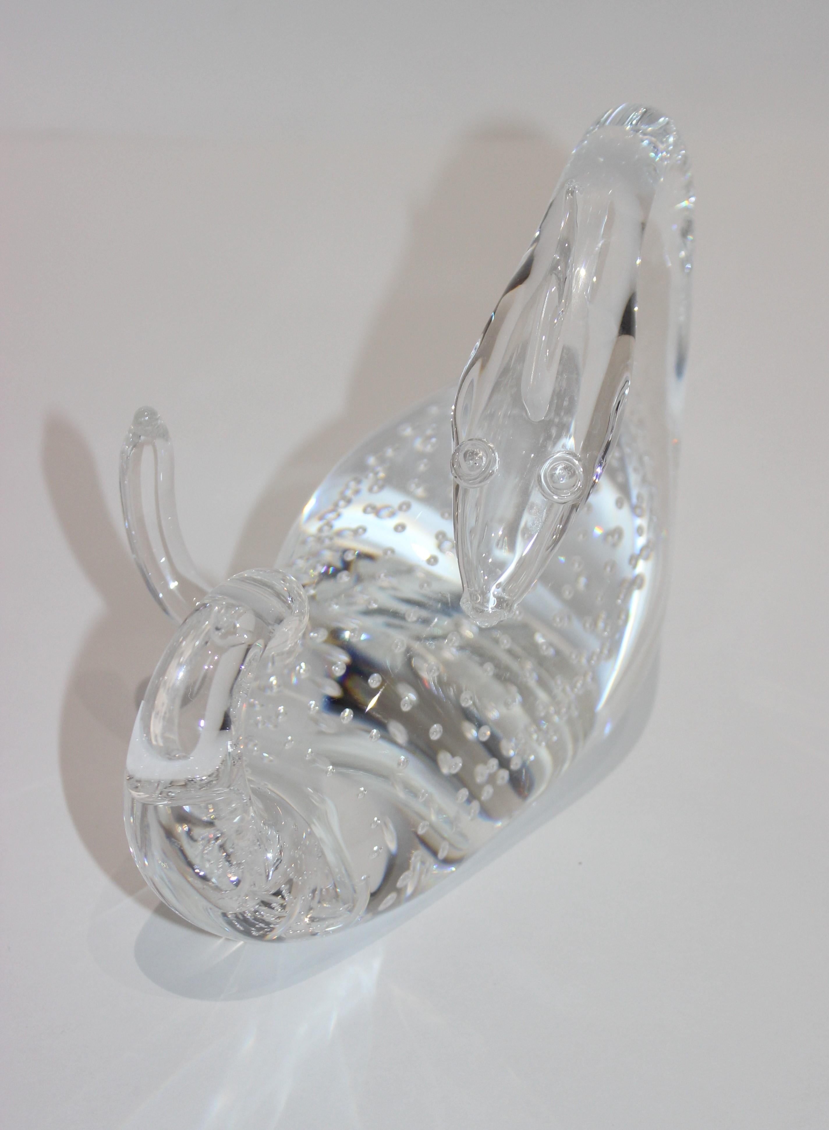 Romantic Steuben Glass Dragon