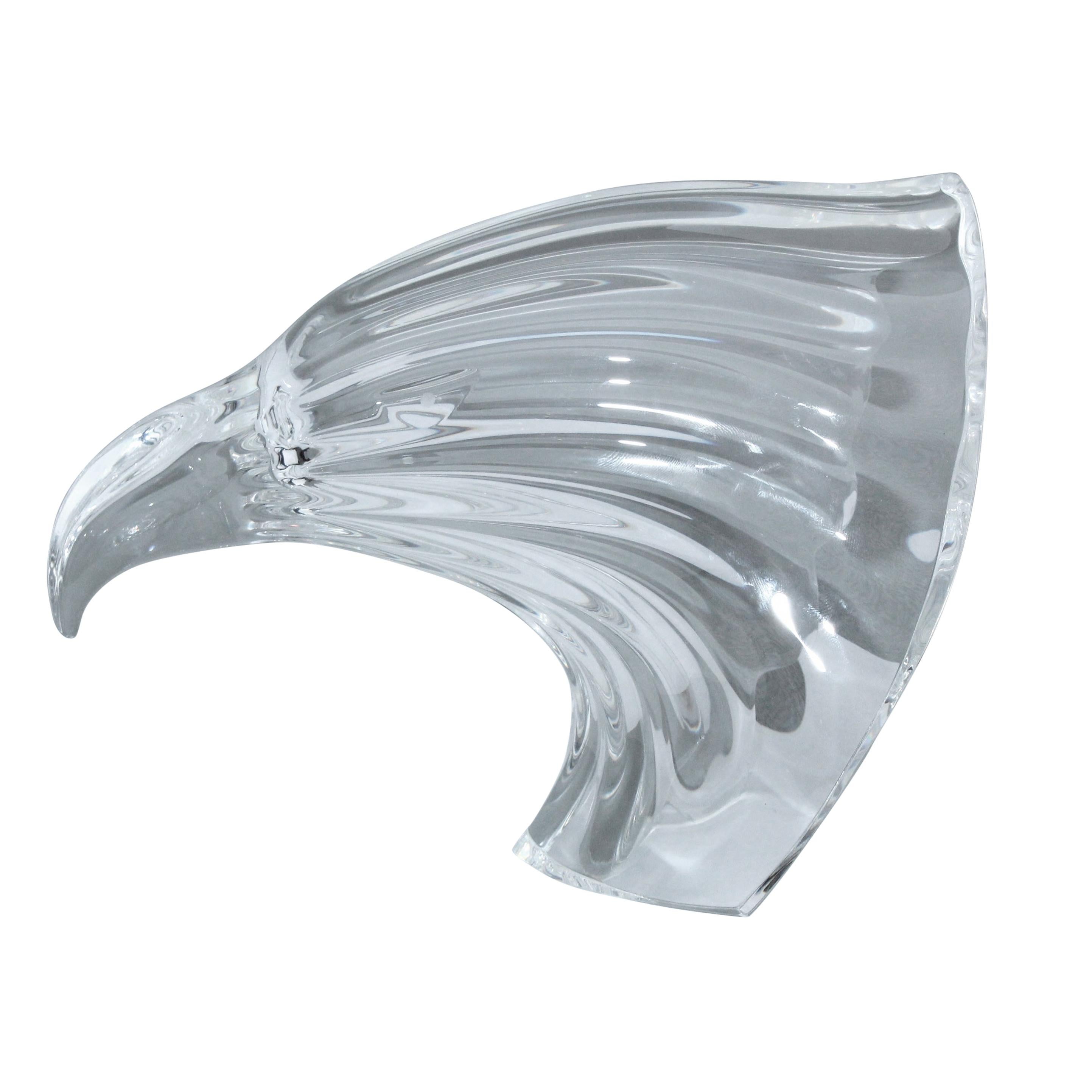 Steuben Glass Sculpture en verre Aigle en vente