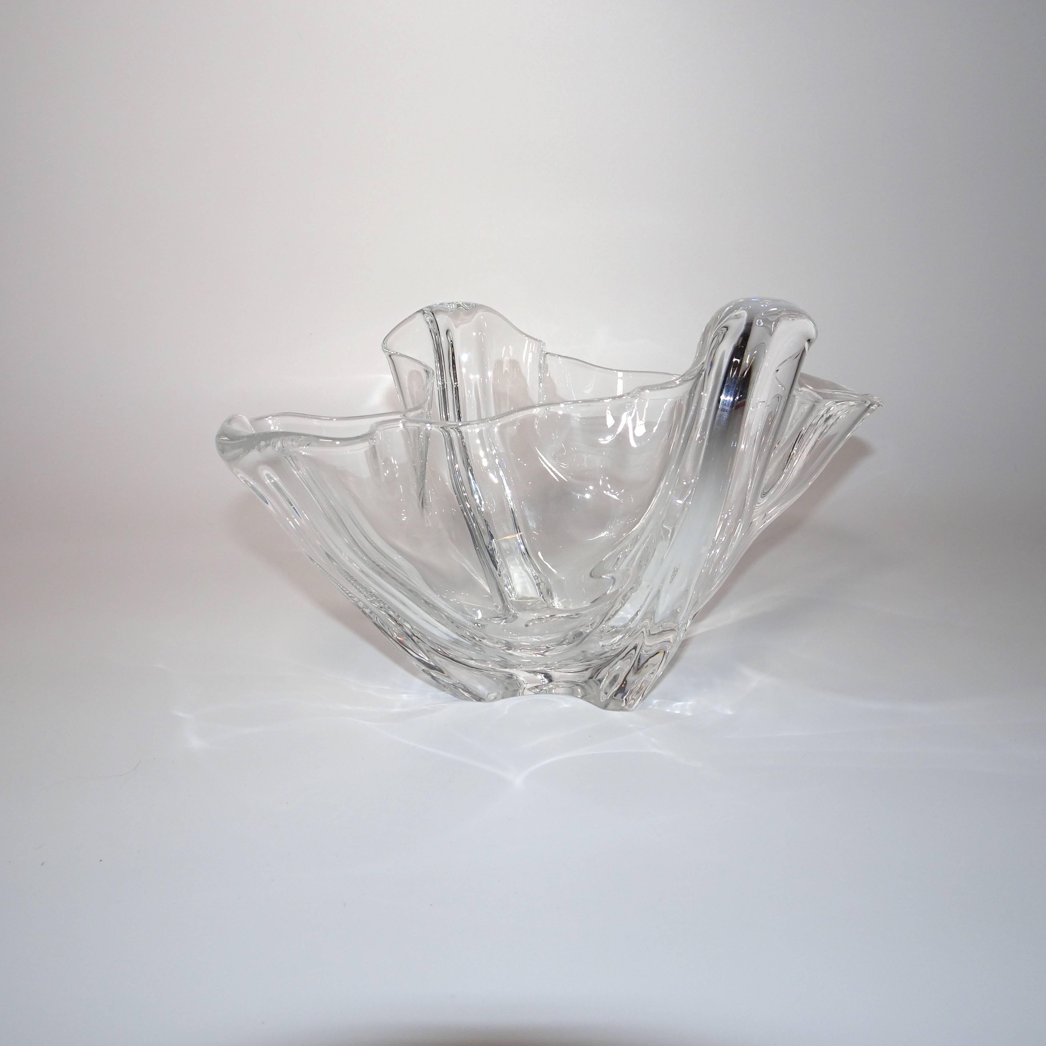Early 20th century grotesque glass bowl by Frederick Carder Steuben.