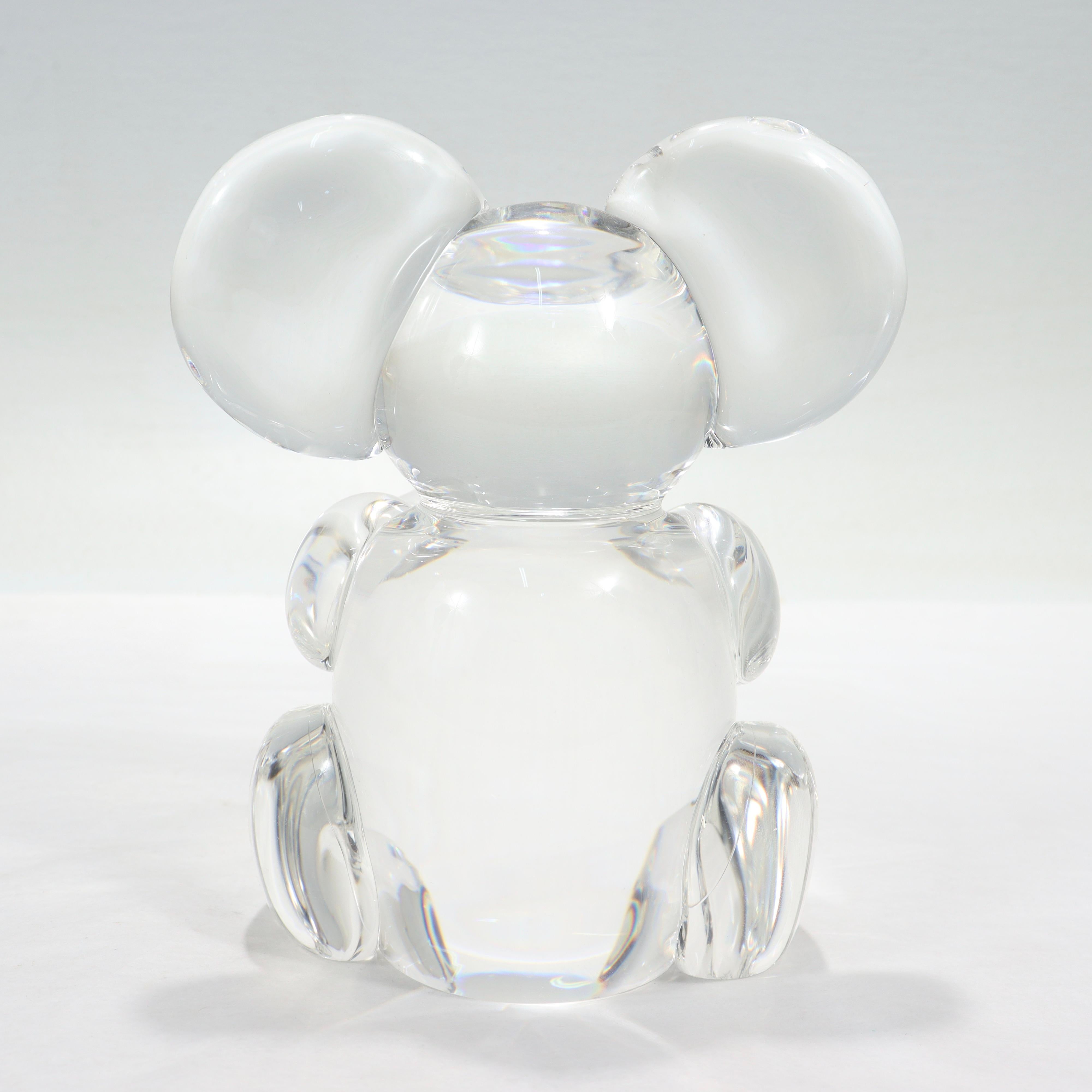 Steuben Koala Bär-Figur oder -Skulptur Modell Nr. 8268 von Lloyd Atkins im Angebot 1