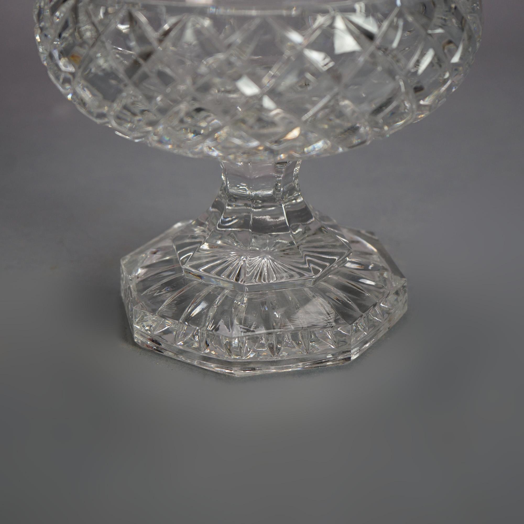 Manner of Steuben Gravierte Kristall GTE Trophäe Award Cup Vase C1950

Maße - 8 