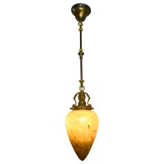 Antique Steuben Teardrop Pendant