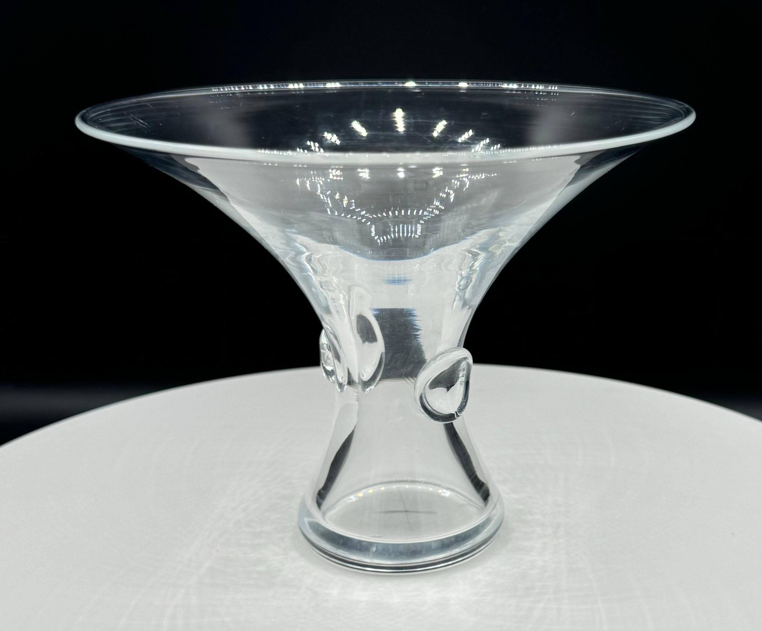 Steuben Thumbprint Bowl Series by George Thompson For Sale 2