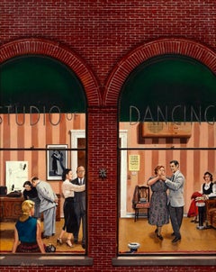 Dancing Class, Saturday Evening Post Cover, 1952