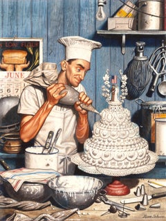 Vintage Icing the Cake, Cover of The Saturday Evening Post 