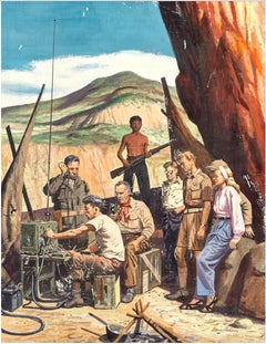 "Valley of Ashes", Illustration d'histoire pour le Saturday Evening Post