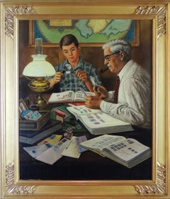 The Stamp Collector, couverture du Saturday Evening Post