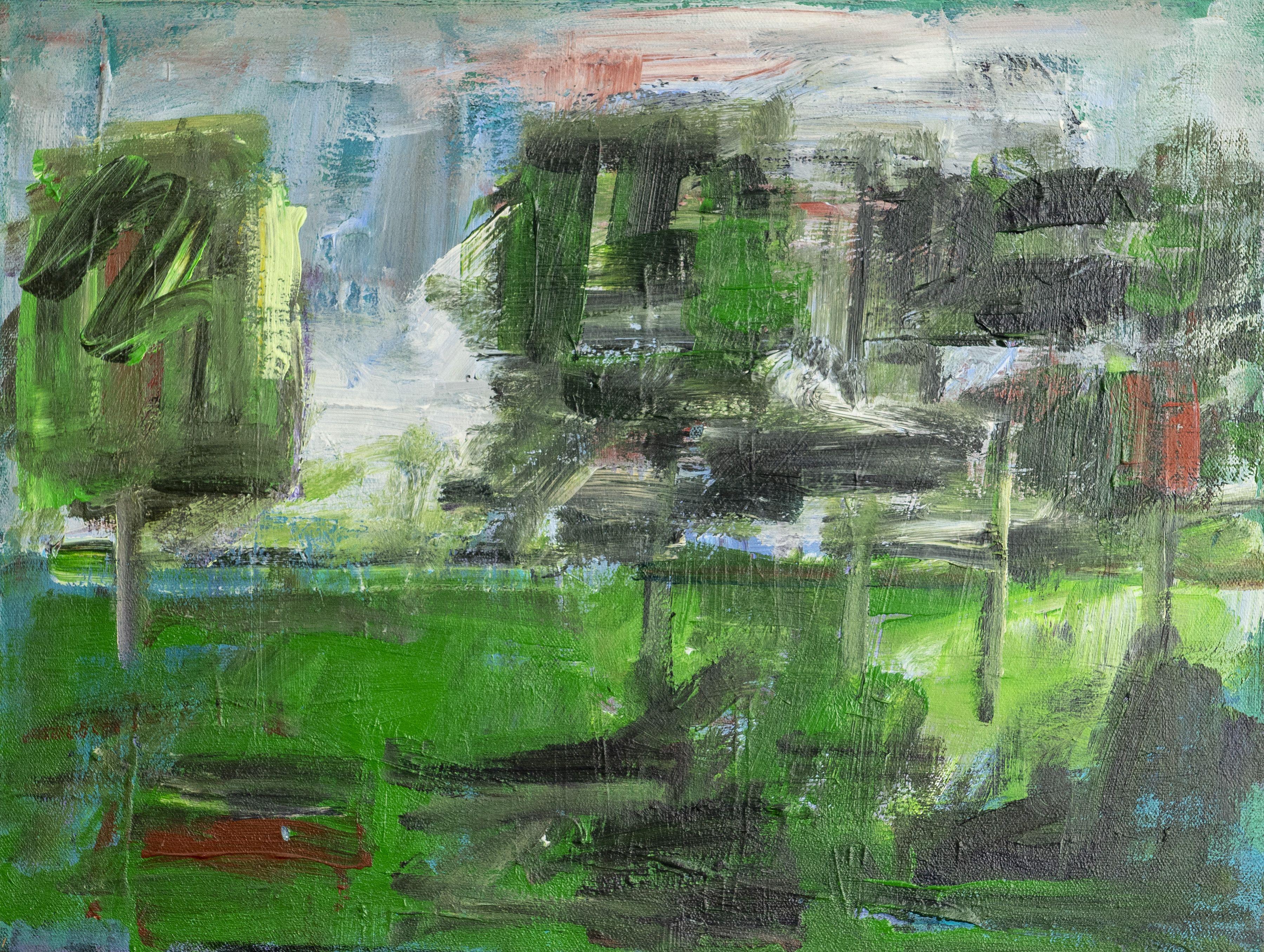 Paesaggio #5, Pittura, Acrilico su tela - Painting di Steve Alderton