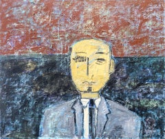 Paris Portraits: Yannick, Painting, Acrylic on Canvas