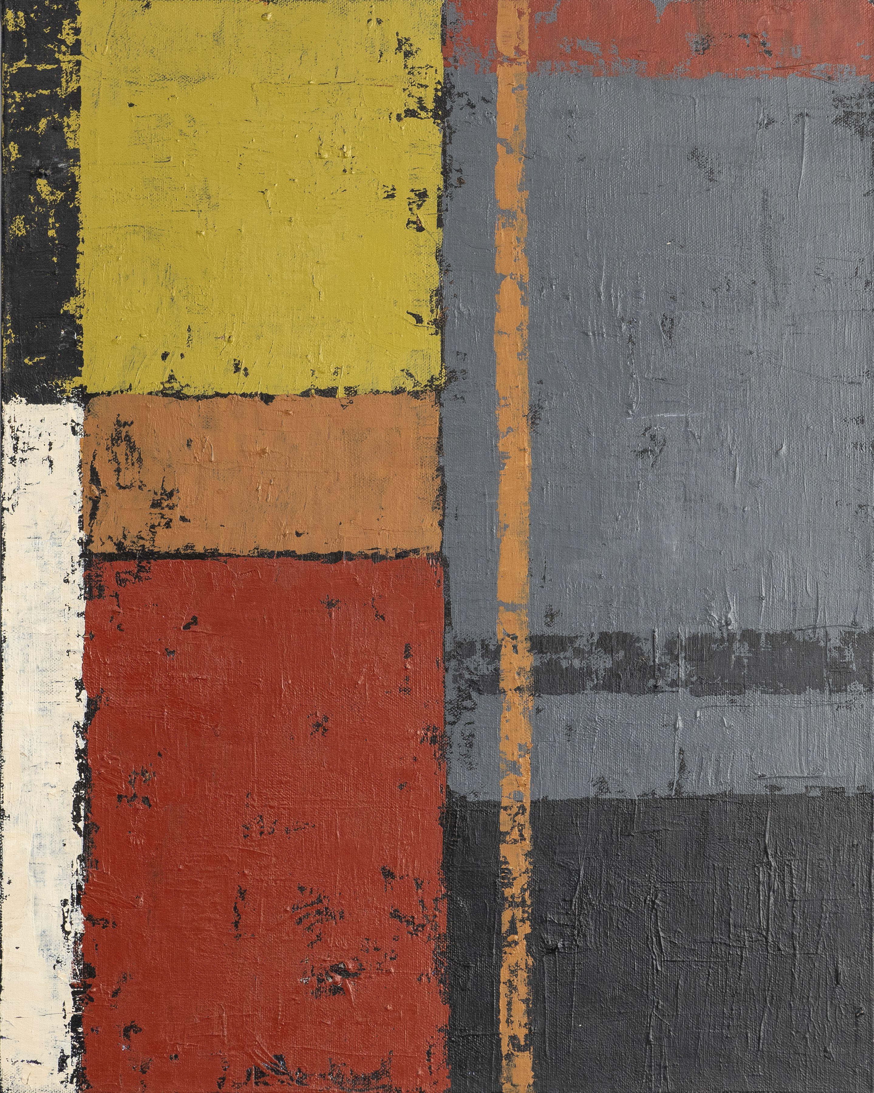 Paesaggio urbano #2, Pittura, Acrilico su tela - Painting di Steve Alderton