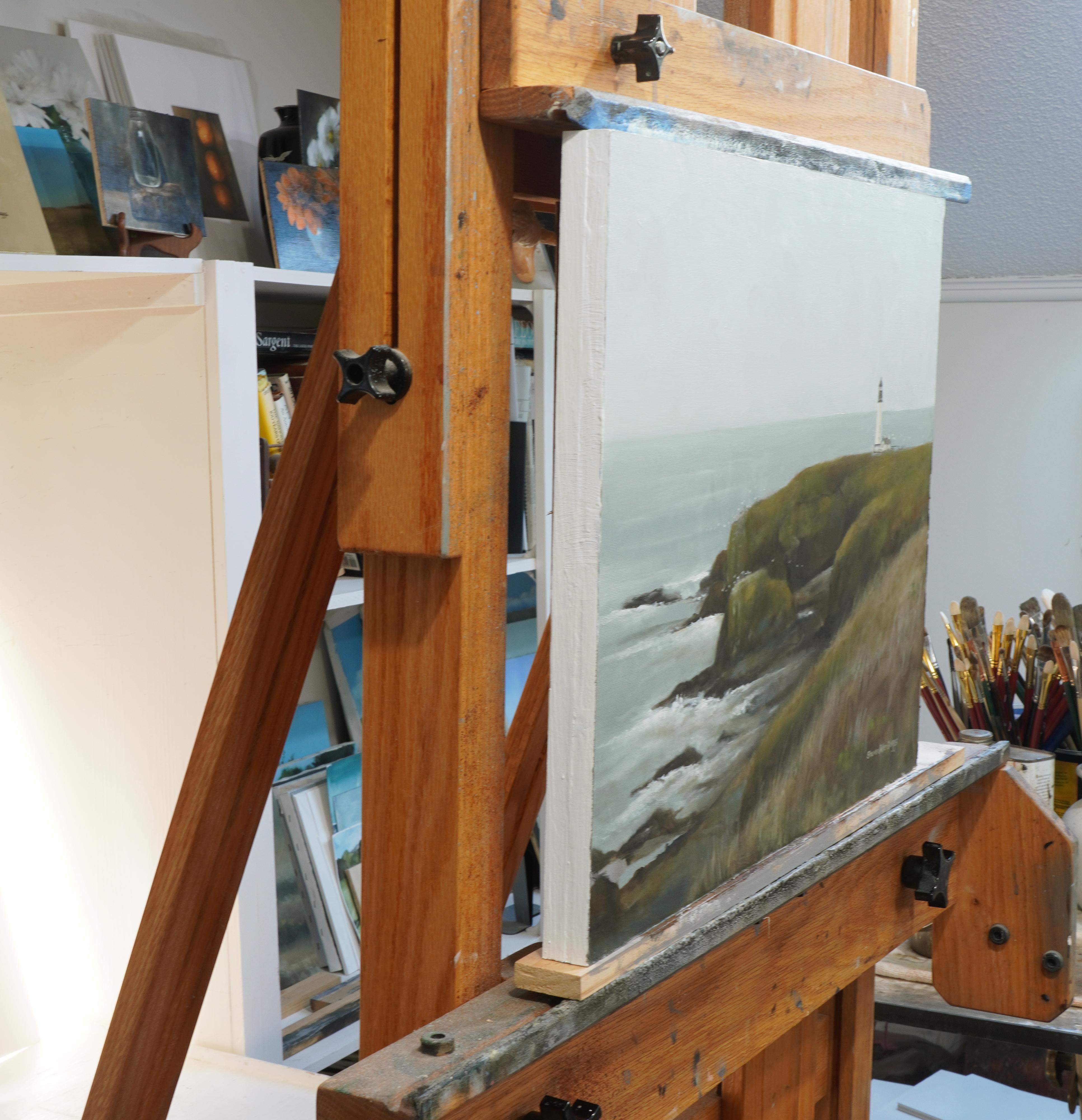 Yaquina Head Light, Pintura al óleo - Painting de Steve Boggs