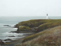 Yaquina Head Light, Oil Painting
