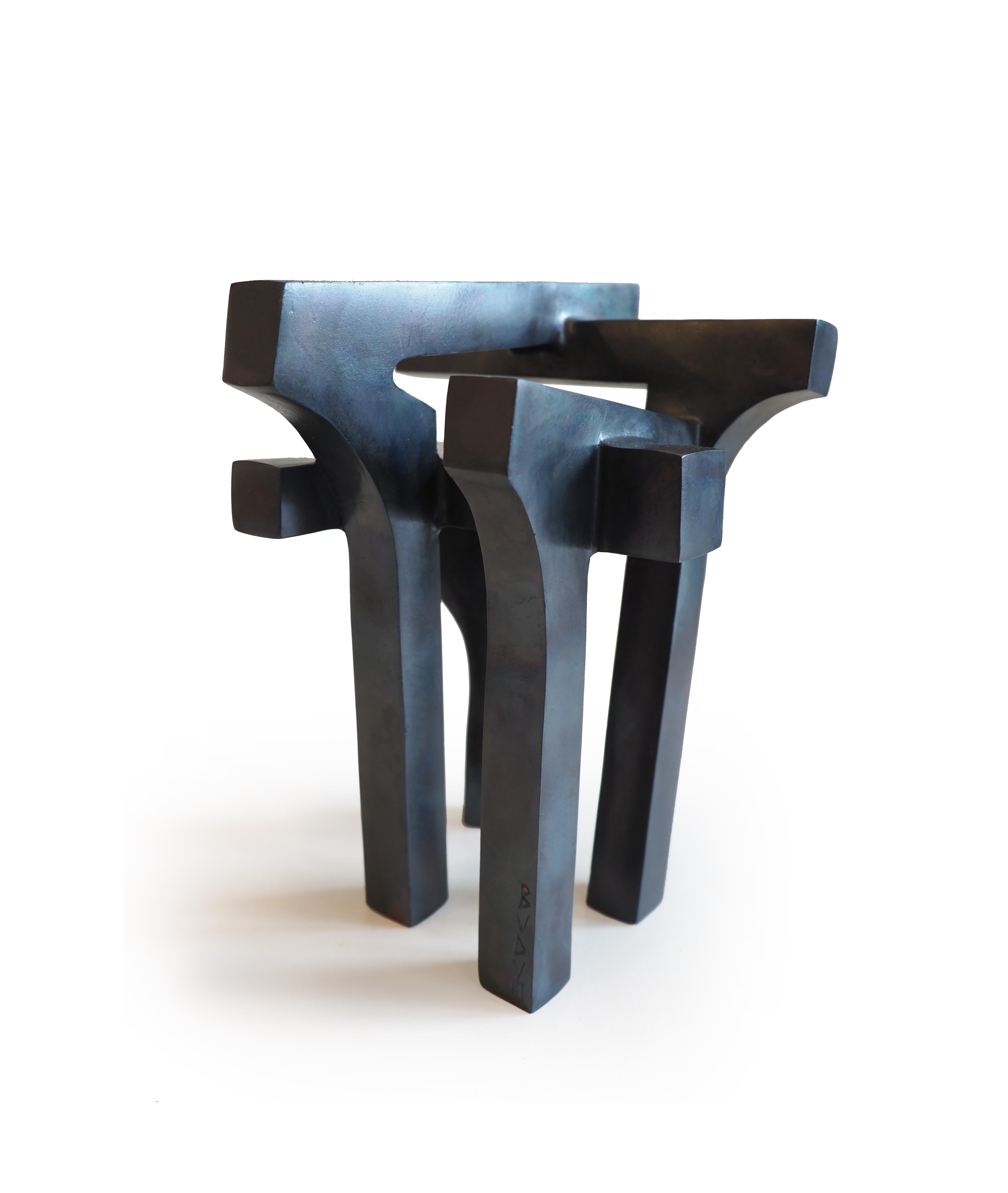 Steve Buduo Abstract Sculpture - Means of the Builder