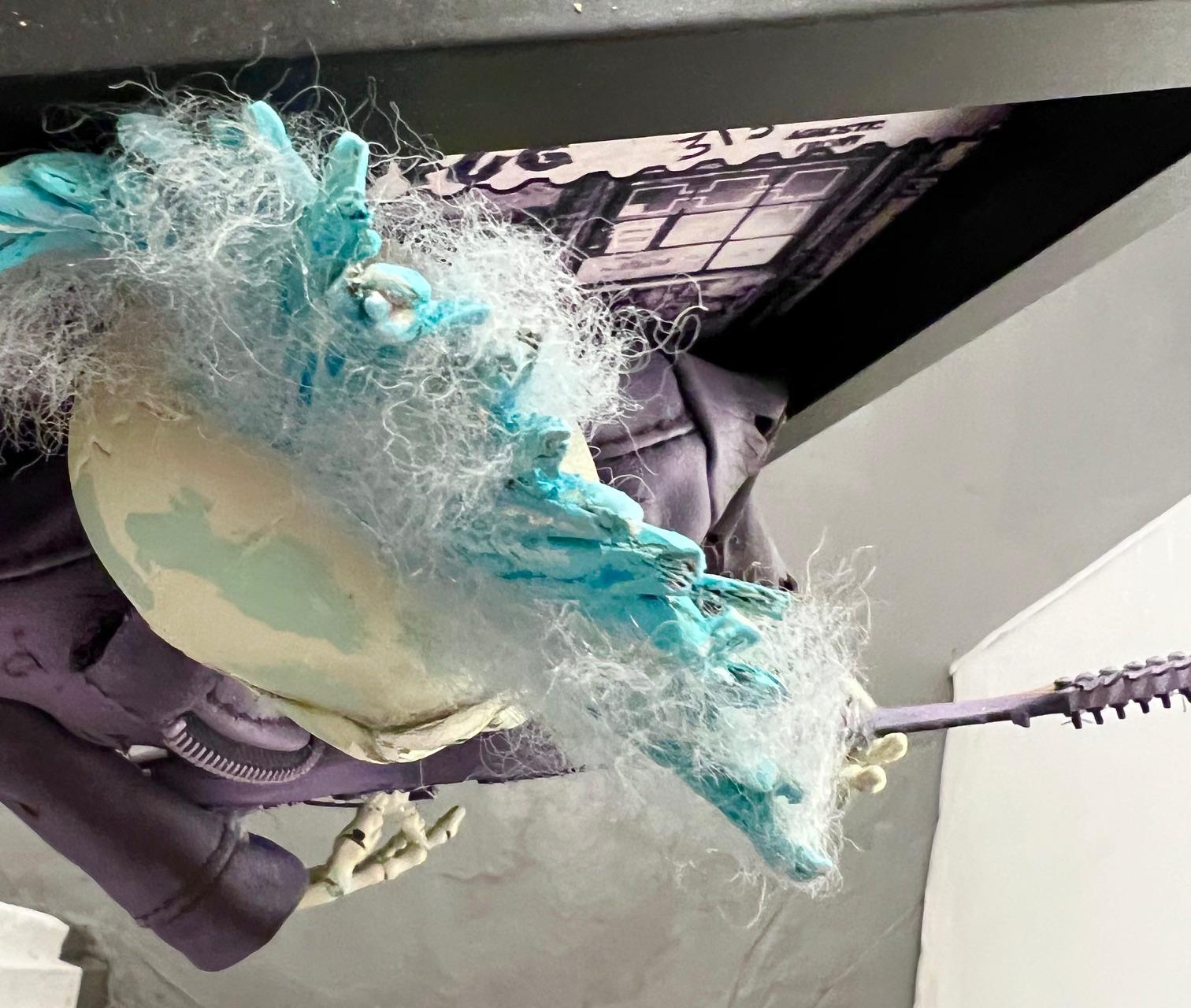 sculpture contemporaine pop art fait main intérieur CBGB rock and roll en vente 4