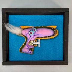 popart wall sculpture contemporary interior 3-D interior funny