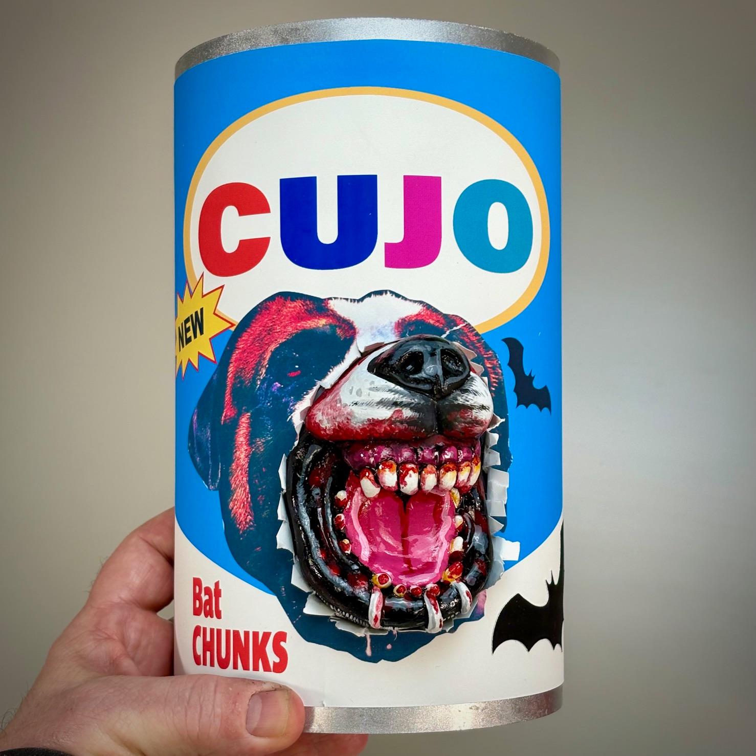 popart escultura de pared interior contemporáneo animal azul  negro 3-D enmarcado - Sculpture Arte pop de Steve Casino