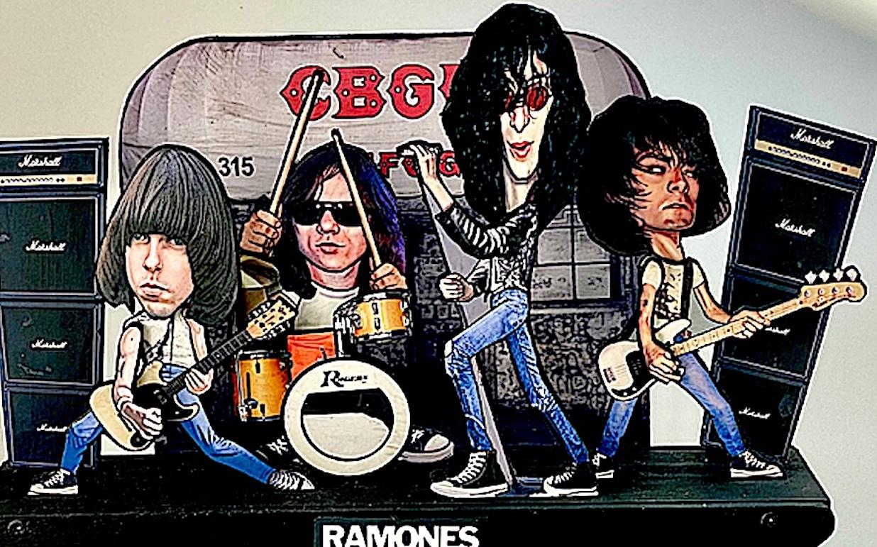 Trabajo escultura contemporánea Rocker arte pop interior hecho a mano - Sculpture de Steve Casino