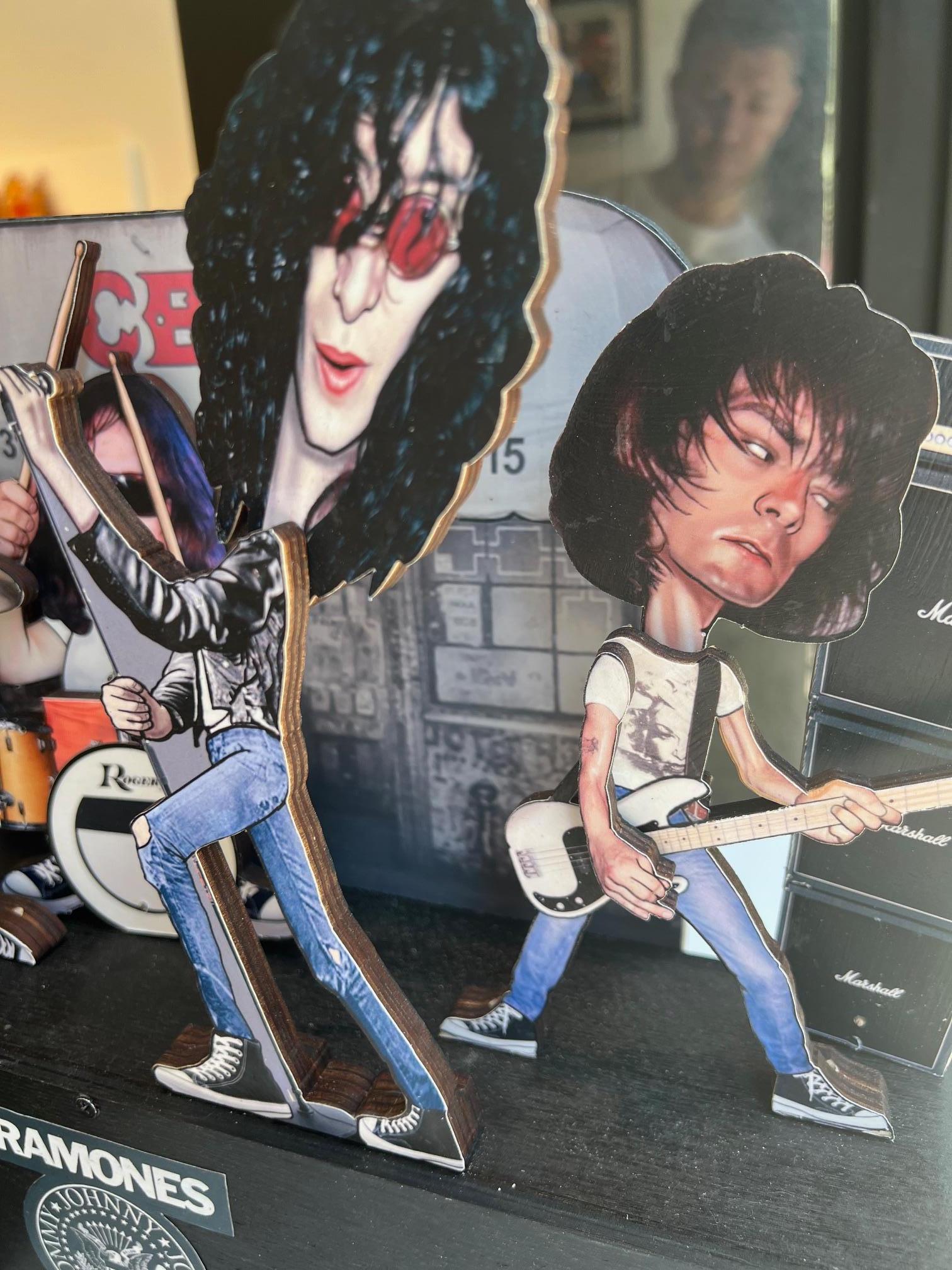Trabajo escultura contemporánea Rocker arte pop interior hecho a mano en venta 2