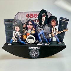 Trabajo escultura contemporánea Rocker arte pop interior hecho a mano