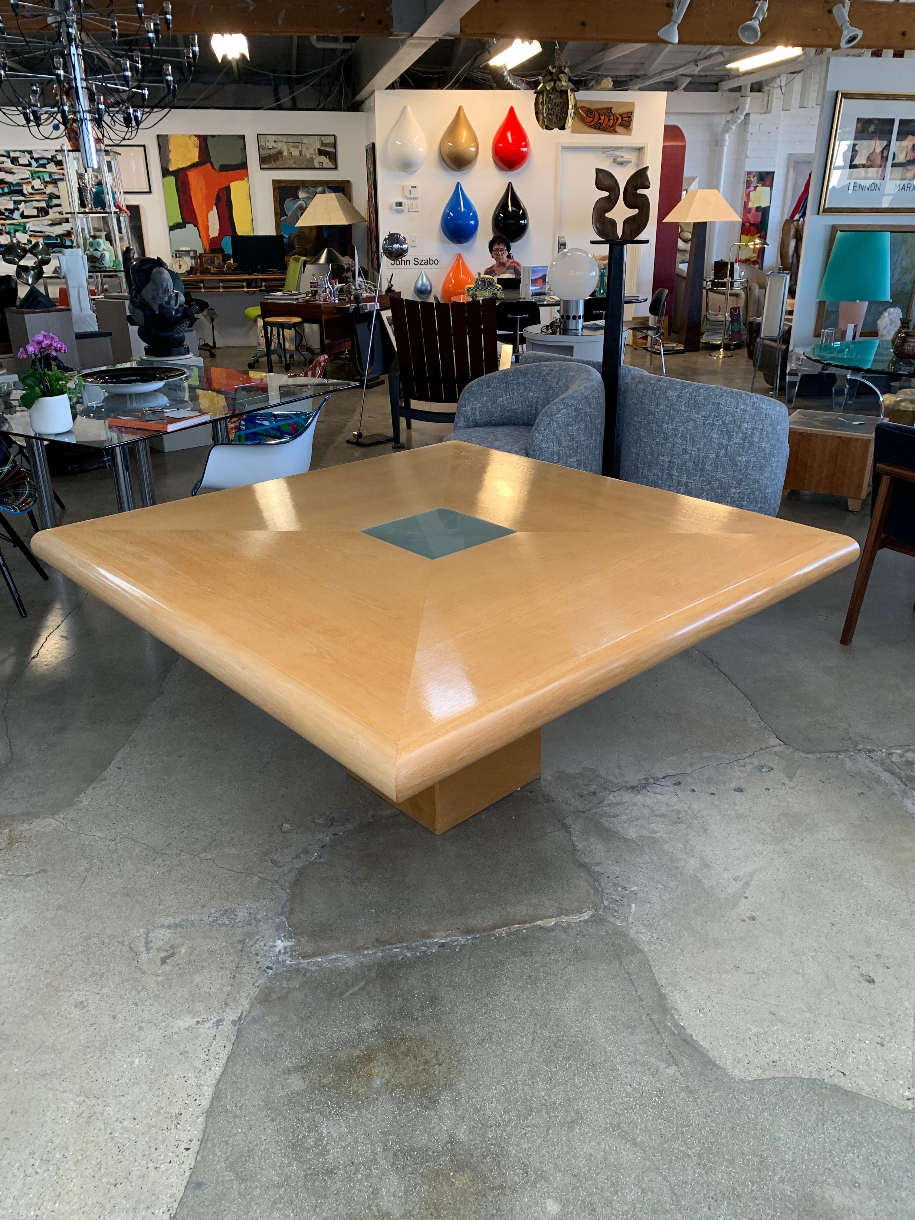 Steve Chase Arthur Elrod Designed Custom Dining Table In Good Condition In Palm Springs, CA