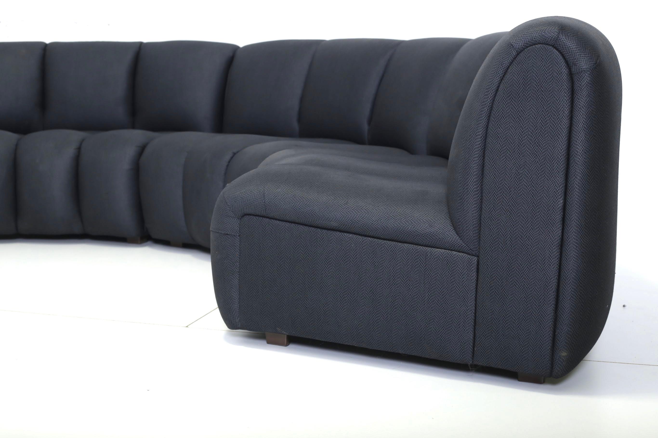 modular curved sofa