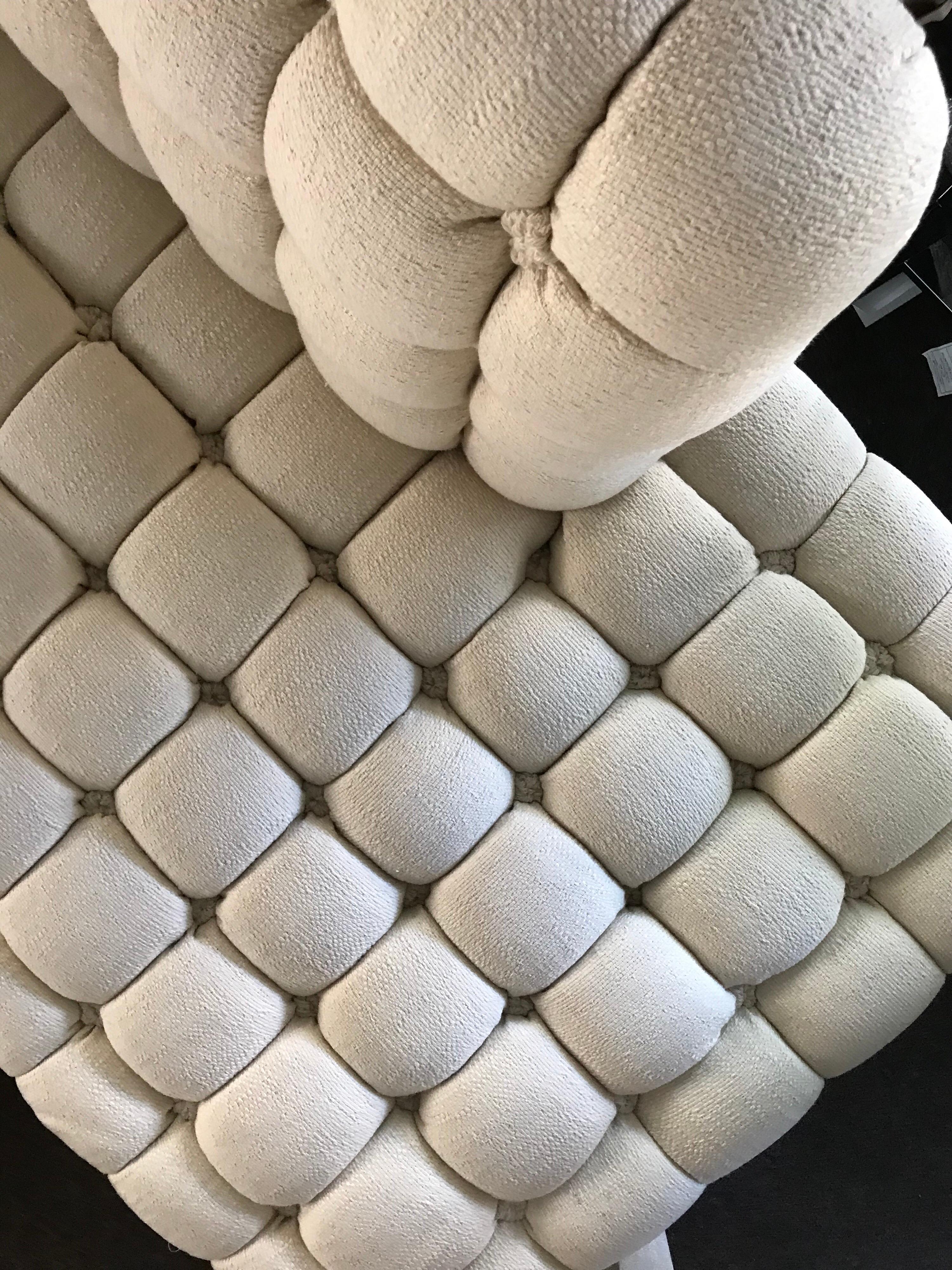 tufted l shape sofa