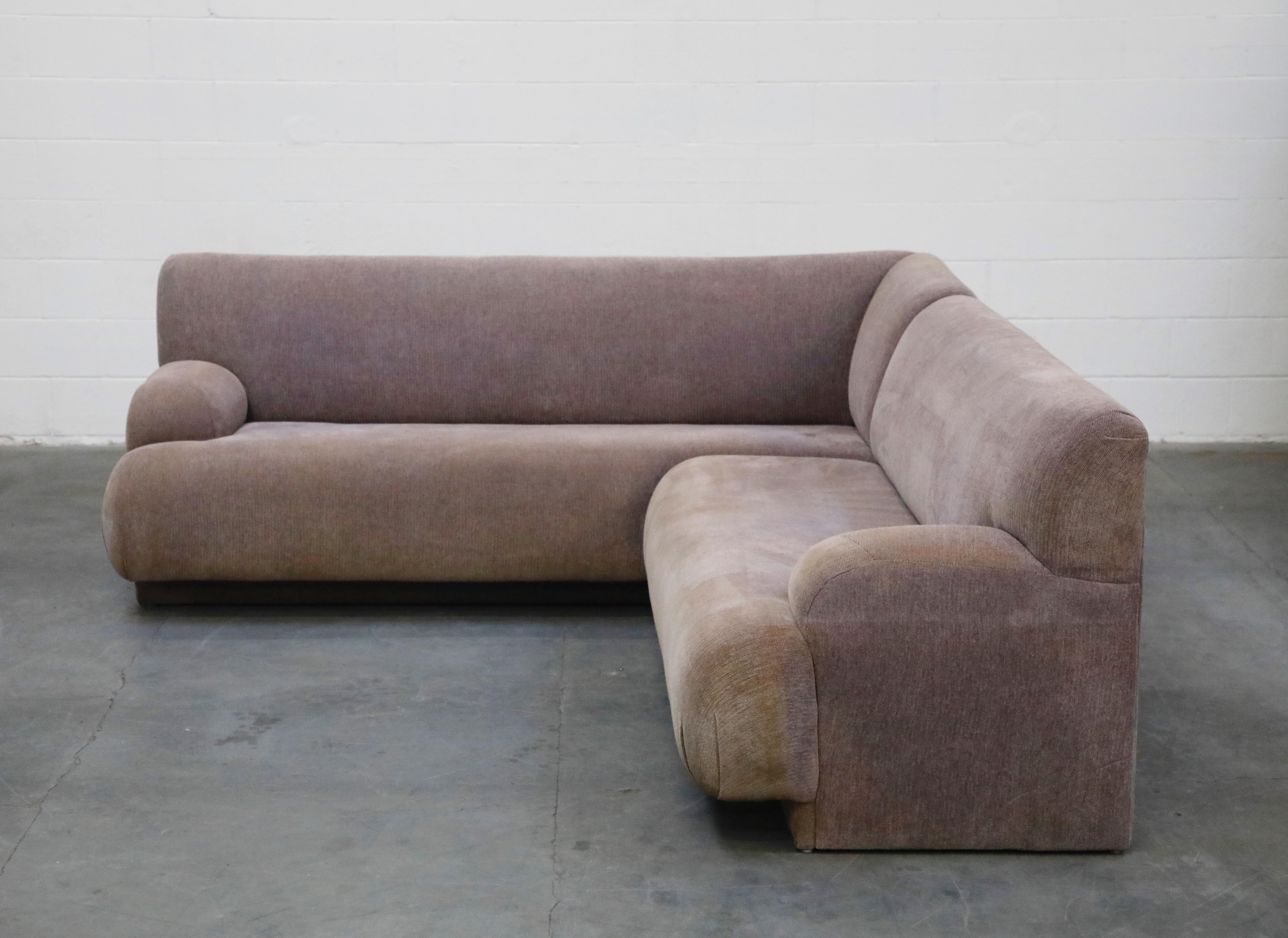 American Steve Chase for Martin Brattrud Postmodern Sectional Sofa, 1980s