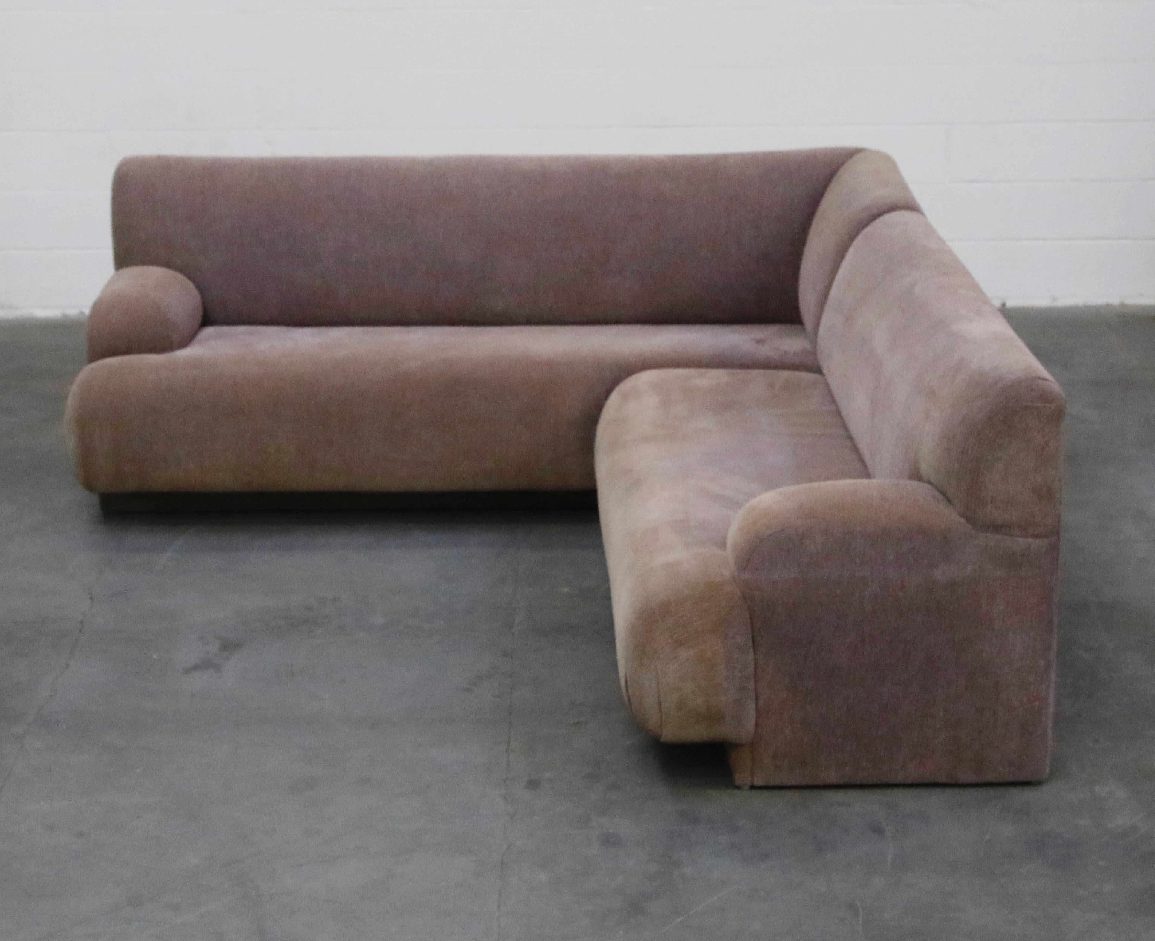 Steve Chase for Martin Brattrud Postmodern Sectional Sofa, 1980s In Good Condition In Los Angeles, CA