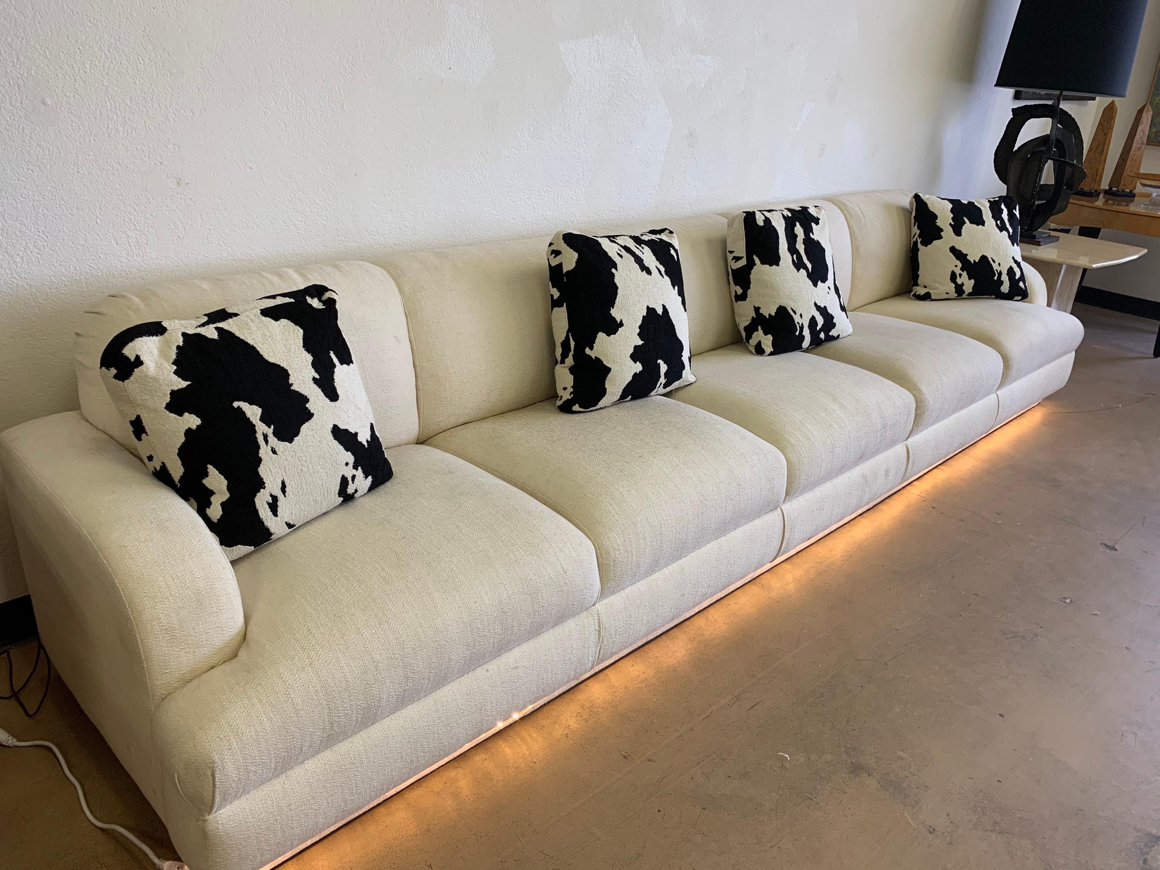 Late 20th Century Steve Chase Iconic Modern Illuminated Sofa