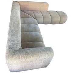 Steve Chase Iconic Signature Sofa in Robert Crowder Handwoven Fabric