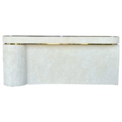 Steve Chase Plaster Asymmetrical Console Table