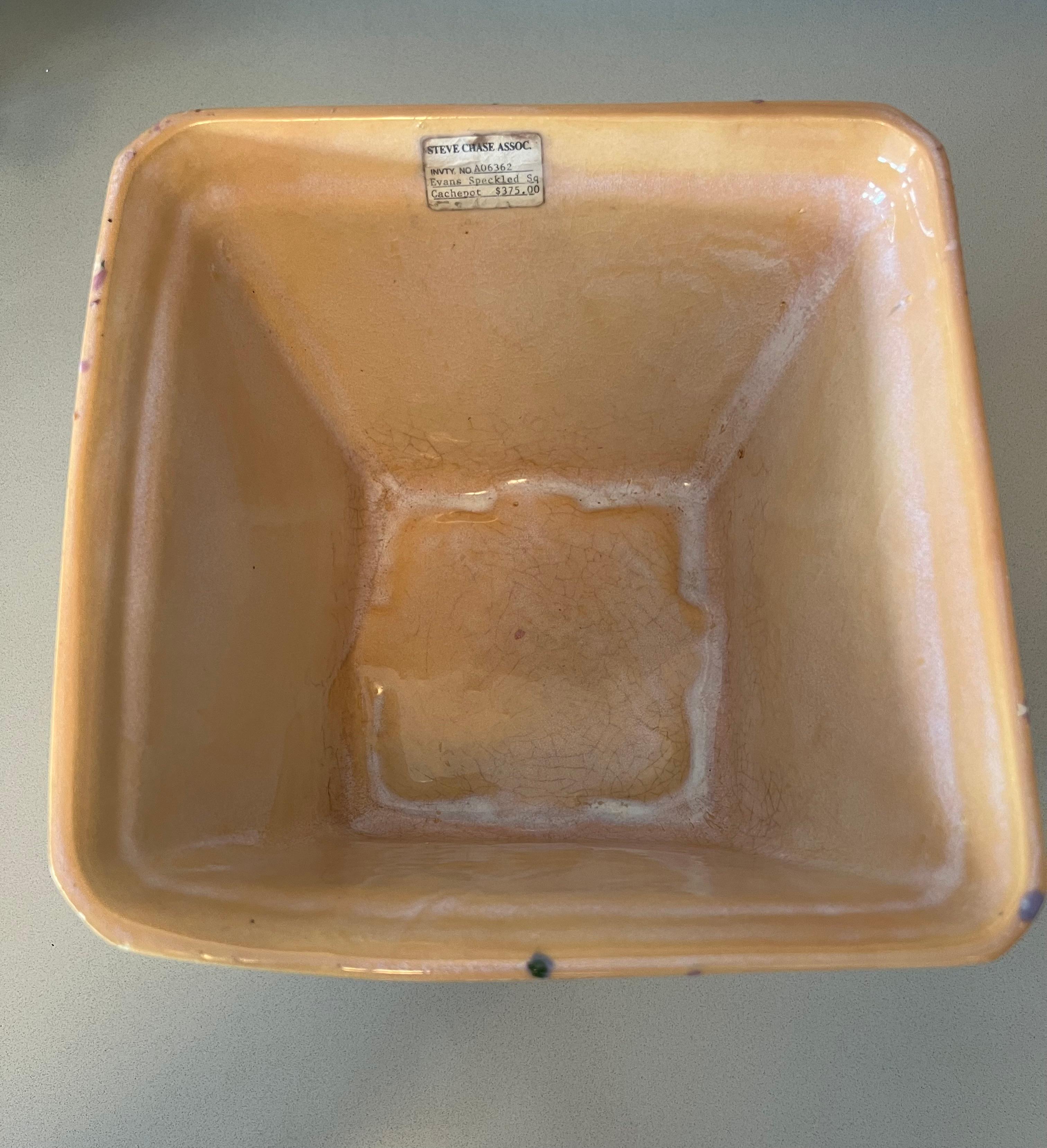 Hand-Crafted Steve Chase Studio Ceramic Cachepot For Sale
