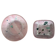 Steve Chase Studio Ceramic Pink Speckled Dish