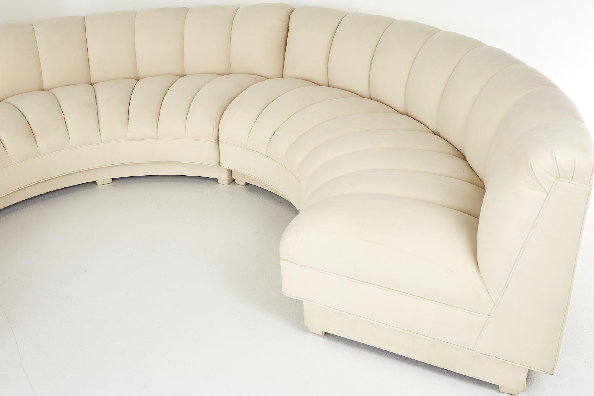 half circle sectional sofa