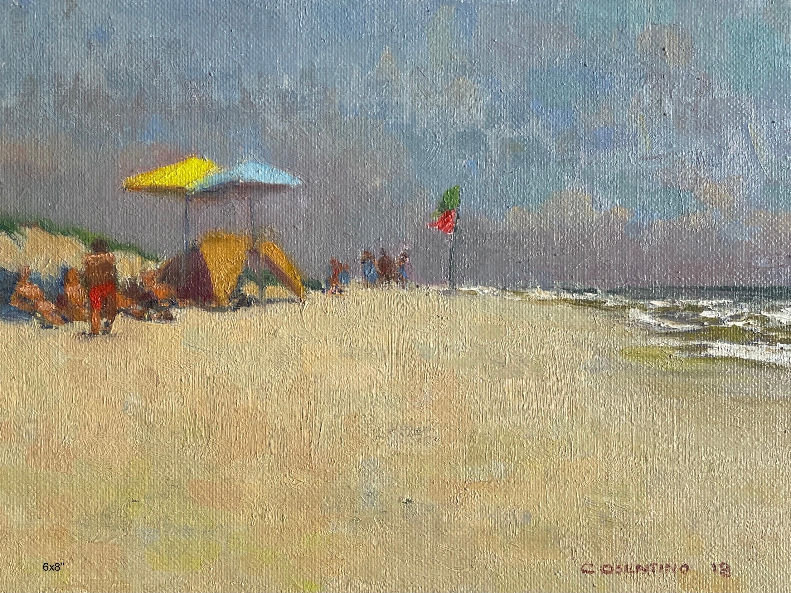 Steve Cohen Landscape Painting - Beach Series (Fire Island)