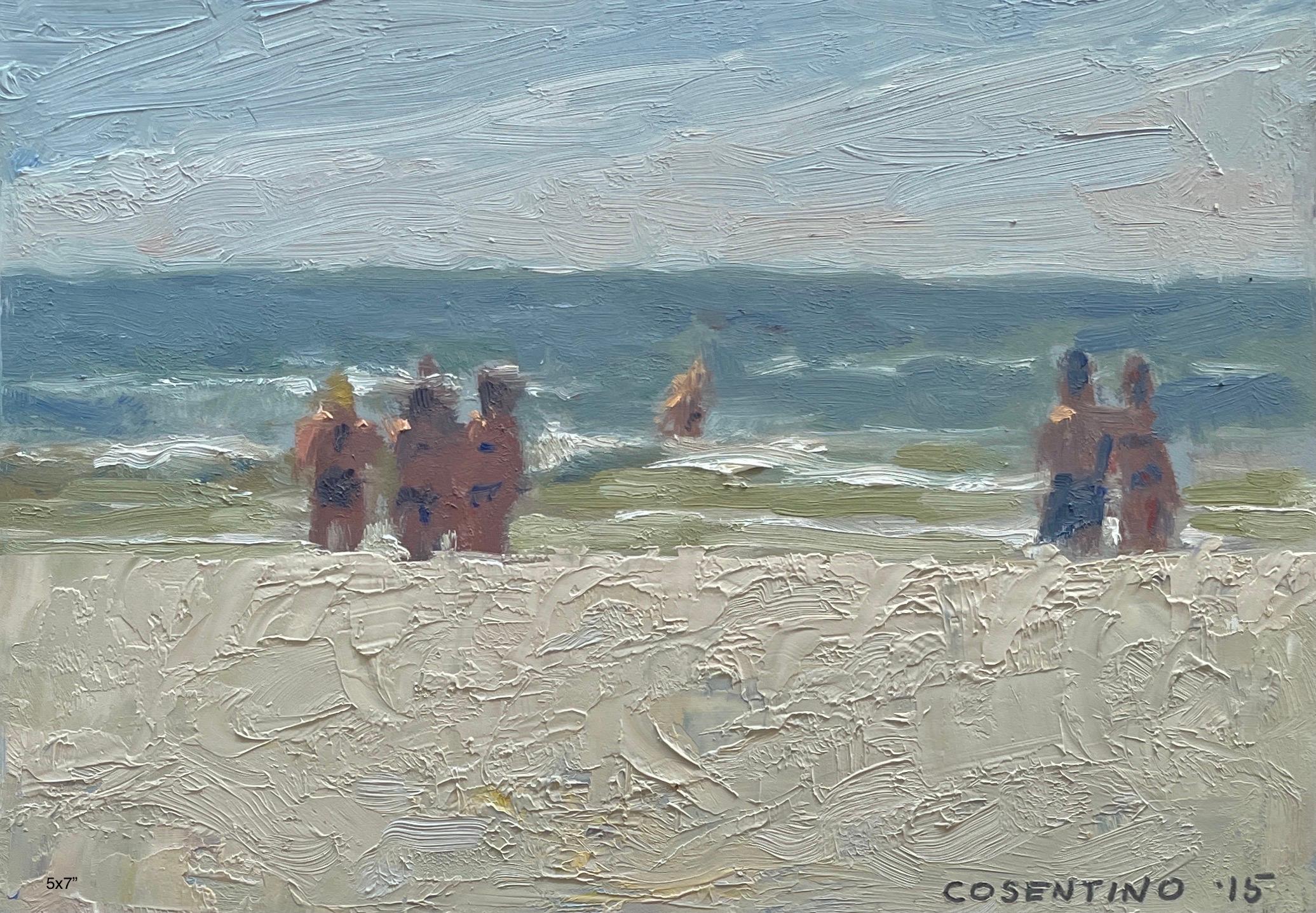 Steve Cohen Landscape Painting - Beach Series (Manasquan Summer 2015, Series #6)