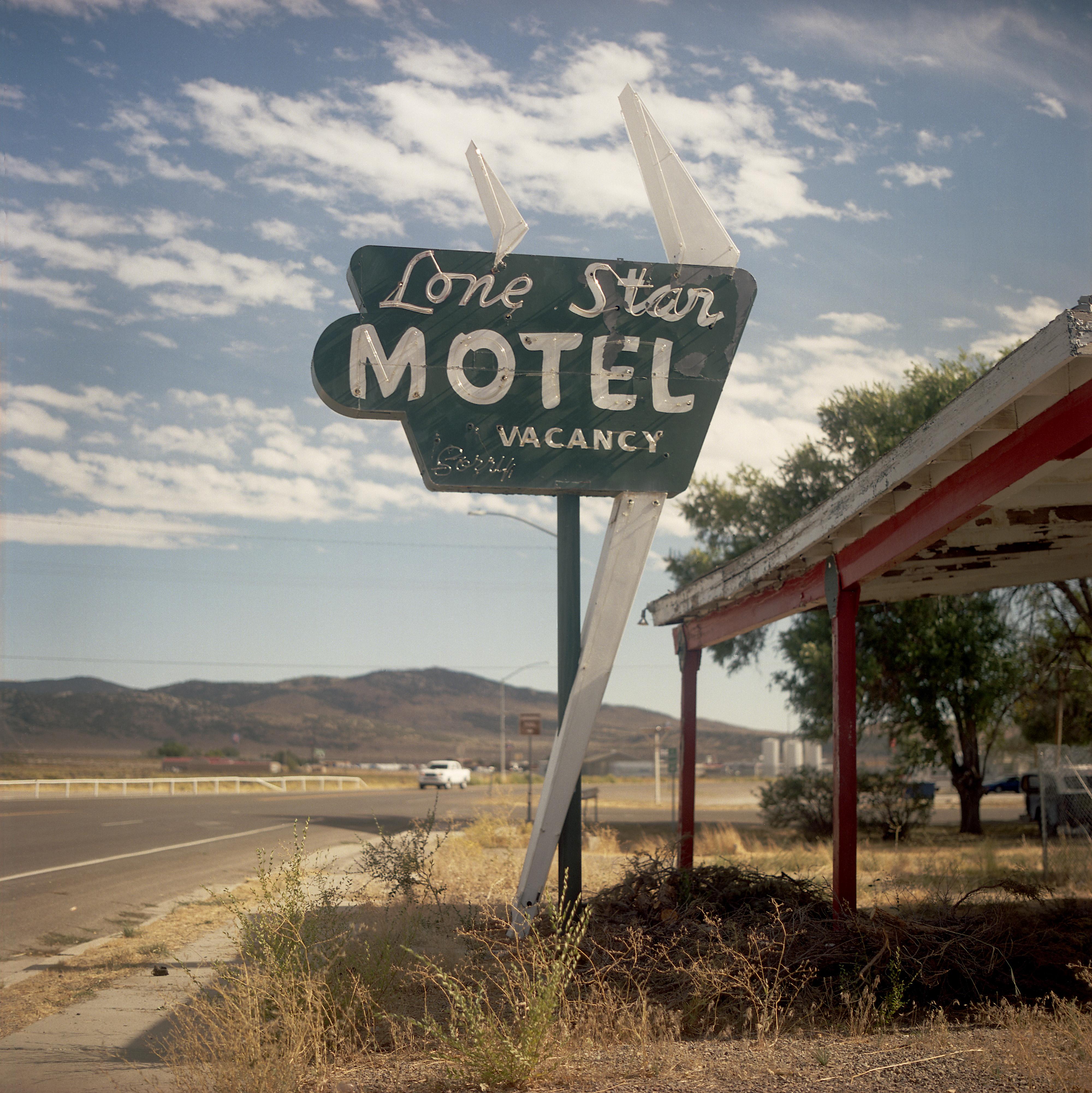 Steve Fitch Landscape Photograph - Highway 50, Wells, Nevada; September 14, 2018