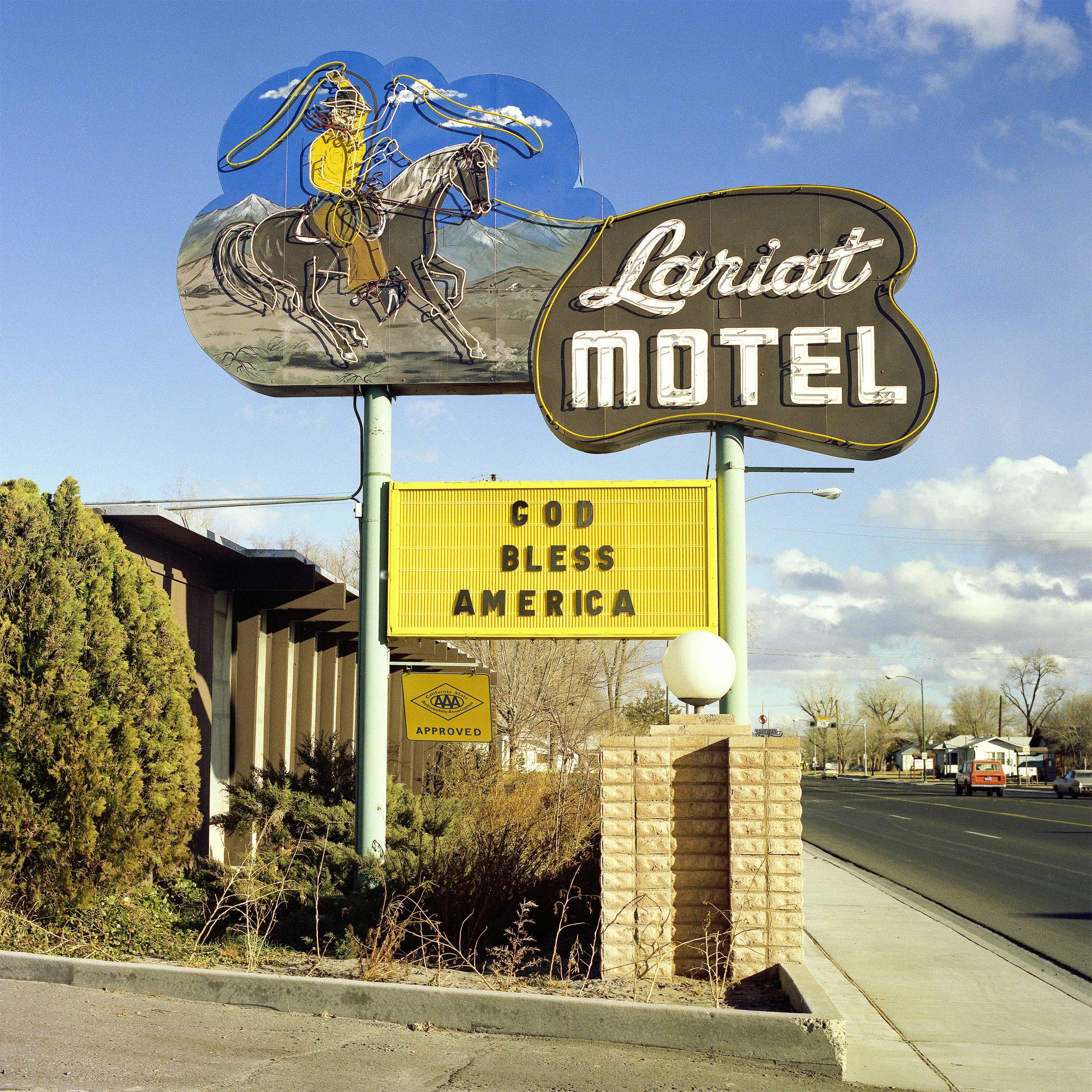Steve Fitch Color Photograph - Highway 50, Fallon, Nevada; December, 1981