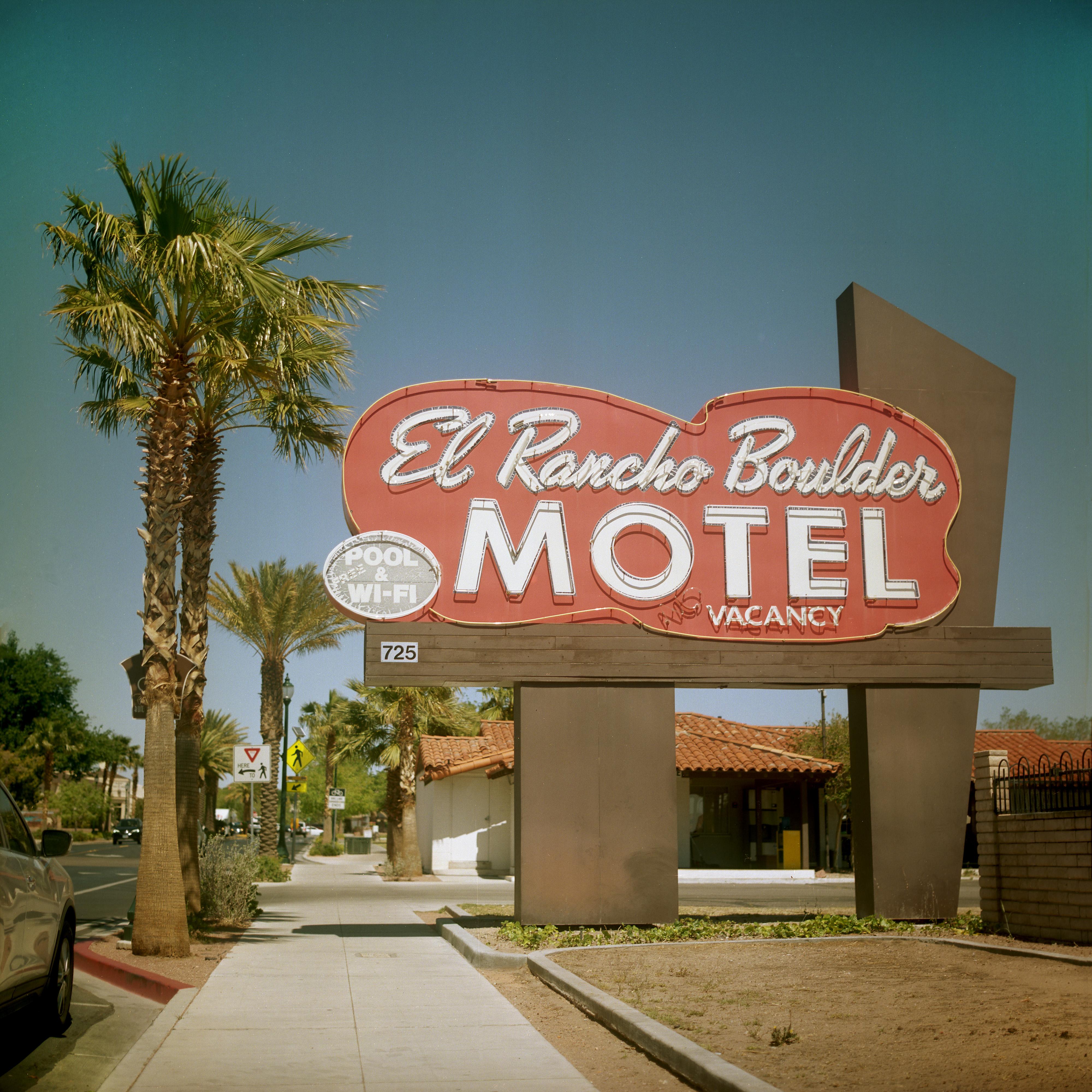 Steve Fitch Landscape Photograph - Highway 93, Boulder City, Nevada; April 12, 2022