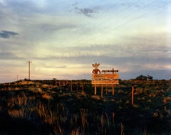 Sign on I-40 West of Tucumcari, New Mexico, July, 1990