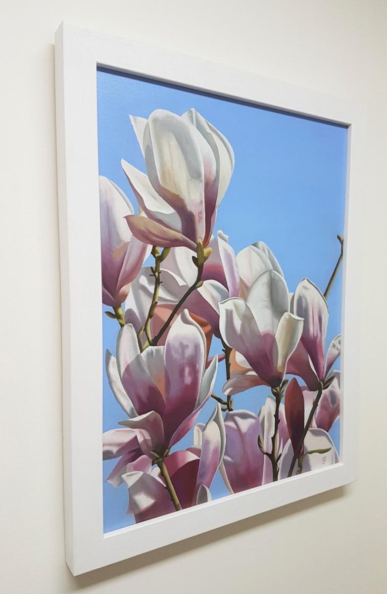 magnolia painting on canvas